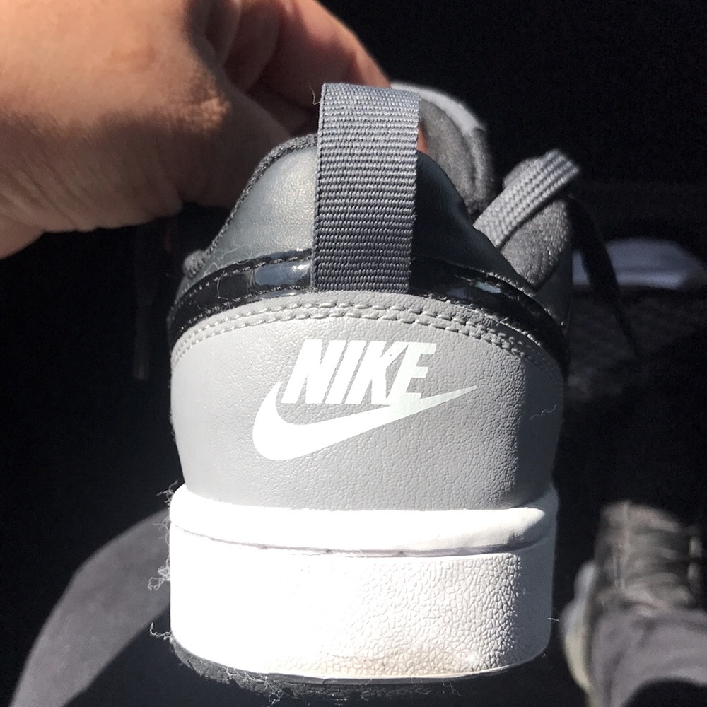 Grey black and white